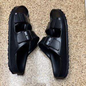 Birkenstock Arizona Black Rubber Sandals